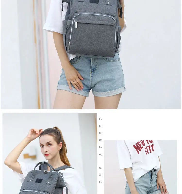 Sac à langer sac à dos  - PoussiPoche 