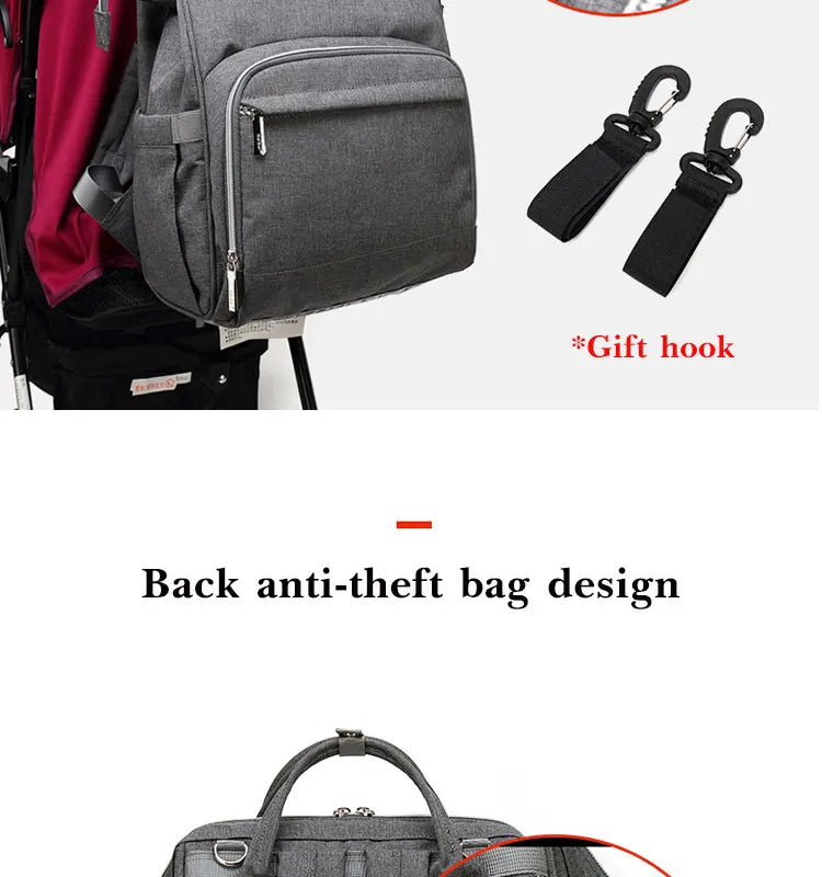 Sac à langer sac à dos  - PoussiPoche 