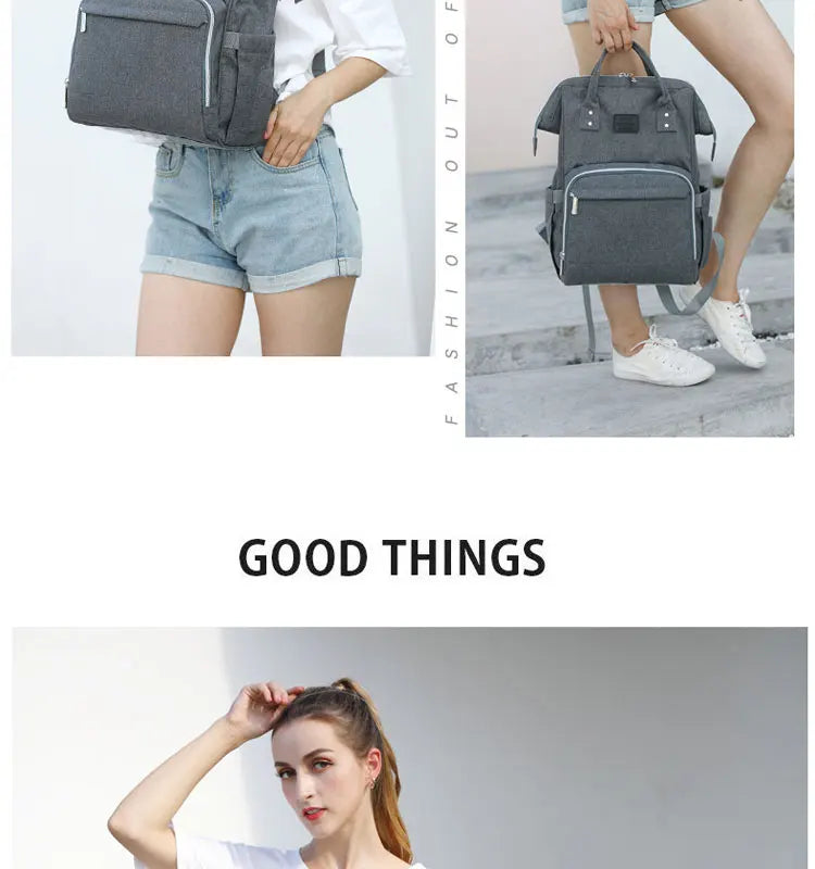 Sac à langer sac à dos  - PoussiPoche 