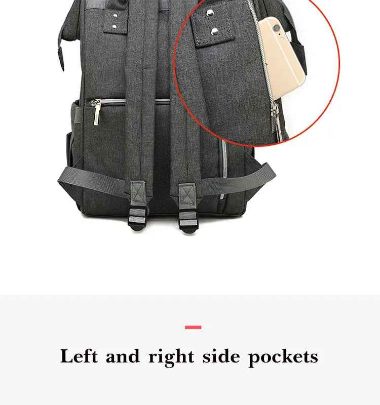 Sac à langer sac à dos  - PoussiPoche 